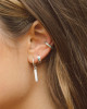 ICE STAR EAR CUFF SILVER