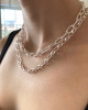 CHUNKY STERLING SILVER CHOKER
