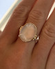 SUGARLOAF ROSE QUARTZ RING
