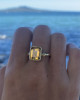 TO THE SEA CITRINE RING