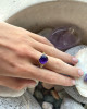 ROSECUT ROYAL AMETHYST RING