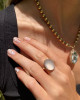 SUGARLOAF ROSE QUARTZ RING