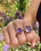 ROSECUT ROYAL AMETHYST RING