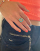 CHAN LUU TURQUOISE AND DIAMOND OASIS RING