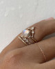 STAR DUSTED MOONSTONE RING