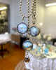 PETITE DOUBLE GLOBE WITH LANDSCAPE