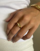 SUMMER SOLSTICE BEE GOLD RING