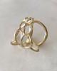 AMOEBA RING IN 14K YELLOW GOLD