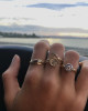 SIRCIAM TRIANGLE RING IN 14K YELLOW GOLD