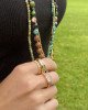 BALI MALA NECKLACE SEAWEED GREEN
