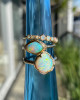 OPAL RING WITH DIAMOND SPRINKLES