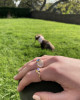 SUNBEAM OPAL RING