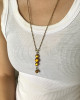 BUBBLE PENDANT - AMBER TOPAZ