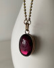 DARK AMETHYST GLOBE PENDANT