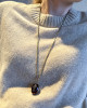 DARK AMETHYST GLOBE PENDANT