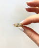 EMILY AMEY 14K SEAGRASS RING WITH DIAMOND