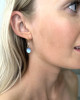 DIAMANTE BAMBINA EARRING - FROSTED SAPPHIRE