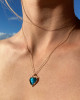 TRIANGLE LONDON BLUE TOPAZ NECKLACE