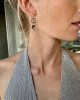 LILY EARRING IN SMOKEY QUARTZ