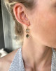 LILY EARRING IN SMOKEY QUARTZ