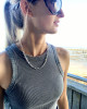 FIGARO DIAMOND CUT LINK CHAIN