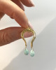 CASTILLO AMAZONITE  DROP EARRING