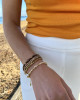 RIVIERA WRAP BRACELET IN NATURAL MIX