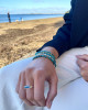 TEAL TOURMALINE BAGUETTE WITH DIAMONDS