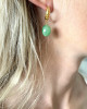 SEAFOAM CHRYSOPRASE DROP EARRINGS