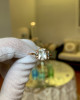 ROSEGOLD PHENAKITE RING WITH DIAMONDS AND SAPPHIRES