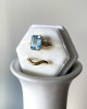 TO THE SEA - SWISS BLUE TOPAZ RING
