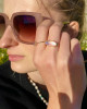 MOONSTONE PILL WITH DIAMOND ACCENTS