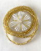 GOLD VENETIAN GLASS BEAD CHAIN