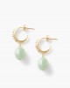 SEAFOAM CHRYSOPRASE DROP EARRINGS