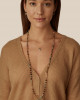LONG GEMSTONE NECKLACE - TURQUOISE MIX