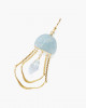 AQUAMARINE CHANDALIER EARRINGS