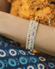 DARJEELING WIDE BRACELET - SILVER