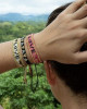 TAJ LOVE BRACELET - WHITE AND BLACK
