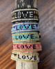 TAJ LOVE BRACELET - WHITE AND BLACK