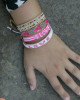 PRETTY IN PINK SKINNY BRACELET