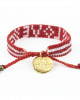 KIDS' SEE BEAD LOVE  BRACELET - RED
