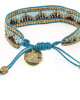 TAJ BEAD BRACELET - JODPHUR BLUE AND BLACK