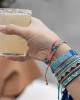 TAJ BEAD BRACELET - JODPHUR BLUE AND BLACK