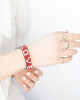 ORIGINAL LOVE IS BEAD BRACELET - RED