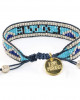 TAJ LOVE BRACELET - BLUE AND BLACK