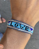 TAJ LOVE BRACELET - BLUE AND BLACK