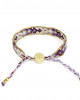BALI FRIENDSHIP BRACELET - SHERBET PLUM
