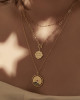 MILKY WAY SPINNING GOLD NECKLACE