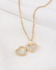 HEART OF PEARL LOCKET NECKLACE