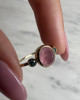 BURMESE TOURMALINE RING WITH AQUAS